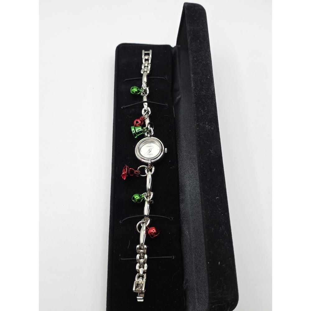 Jingle Bell CHARM Bracelet Watch CHRISTMAS HOLIDAY GIFT Watch